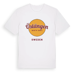 Östängen cirkel t-shirt – ekologisk bomull t-shirt från PinShirt