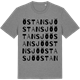 Mid Heather Gray t-shirt med Östansjö ordlek t-shirt