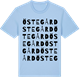Blue Soul t-shirt med Östegård ordlek t-shirt