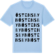 Blue Soul t-shirt med Östensbyn ordlek t-shirt