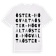 Öster-Högvalta ordlek t-shirt
