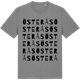 Mid Heather Gray t-shirt med Österås ordlek t-shirt
