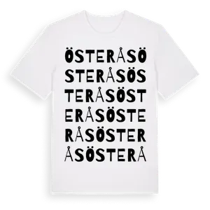 Österås ordlek t-shirt – ekologisk bomull t-shirt från Pinshirt