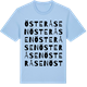 Blue Soul t-shirt med Österåsen ordlek t-shirt