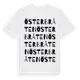White t-shirt med Österbråten ordlek t-shirt