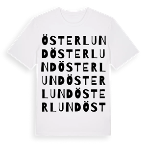 Österlund ordlek t-shirt – ekologisk bomull t-shirt från PinShirt