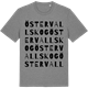 Mid Heather Gray t-shirt med Östervallskog ordlek t-shirt