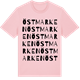Pink Cotton t-shirt med Östmarken ordlek t-shirt