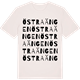 Vintage White t-shirt med Östra Ängen ordlek t-shirt