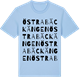 Blue Soul t-shirt med Östra Bäckängen ordlek t-shirt