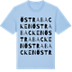 Blue Soul t-shirt med Östra Backen ordlek t-shirt