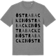 Mid Heather Gray t-shirt med Östra Backen ordlek t-shirt
