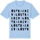 Blue Soul t-shirt med Östra Brevik ordlek t-shirt