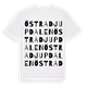 Östra Djupdalen ordlek t-shirt