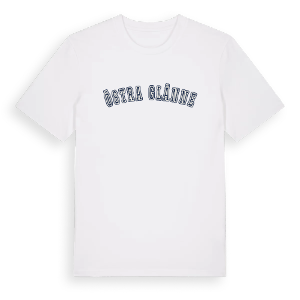 Östra Glänne college t-shirt – ekologisk bomull t-shirt från PinShirt