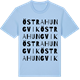 Blue Soul t-shirt med Östra Hungvik ordlek t-shirt
