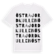 Östra Jordkullen ordlek t-shirt