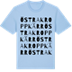 Blue Soul t-shirt med Östra Kroppkärr ordlek t-shirt