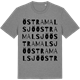 Mid Heather Gray t-shirt med Östra Malsjö ordlek t-shirt