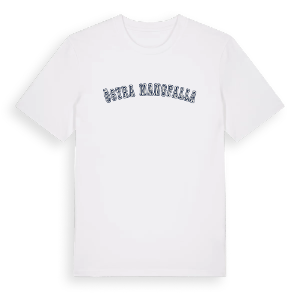 Östra Mangfalla college t-shirt – ekologisk bomull t-shirt från PinShirt
