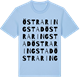 Blue Soul t-shirt med Östra Ringstad ordlek t-shirt