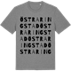 Mid Heather Gray t-shirt med Östra Ringstad ordlek t-shirt