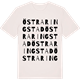 Vintage White t-shirt med Östra Ringstad ordlek t-shirt