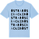 Blue Soul t-shirt med Östra Rösebacken ordlek t-shirt