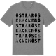 Mid Heather Gray t-shirt med Östra Rösebacken ordlek t-shirt