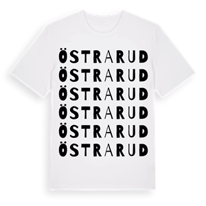 Östra Rud ordlek t-shirt – ekologisk bomull t-shirt från PinShirt