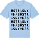 Blue Soul t-shirt med Östra Skymnäs ordlek t-shirt