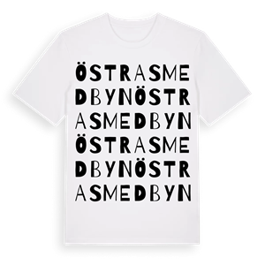 Östra Smedbyn ordlek t-shirt – ekologisk bomull t-shirt från PinShirt