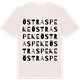 Vintage White t-shirt med Östra Speke ordlek t-shirt