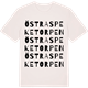 Vintage White t-shirt med Östra Speketorpen ordlek t-shirt