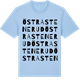 Blue Soul t-shirt med Östra Stenerud ordlek t-shirt