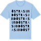 Blue Soul t-shirt med Östra Sund ordlek t-shirt