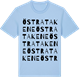 Blue Soul t-shirt med Östra Takene ordlek t-shirt