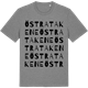 Mid Heather Gray t-shirt med Östra Takene ordlek t-shirt