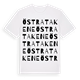 Östra Takene ordlek t-shirt