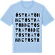 Blue Soul t-shirt med Östra Tönnet ordlek t-shirt