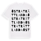 Östra Trättlanda ordlek t-shirt