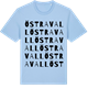 Blue Soul t-shirt med Östra Vall ordlek t-shirt