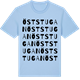 Blue Soul t-shirt med Öststugan ordlek t-shirt