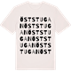 Vintage White t-shirt med Öststugan ordlek t-shirt