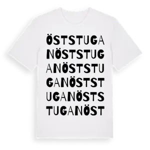 Öststugan ordlek t-shirt – ekologisk bomull t-shirt från Pinshirt