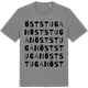 Mid Heather Gray t-shirt med Öststugan ordlek t-shirt