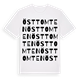 Östtomten ordlek t-shirt