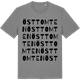 Mid Heather Gray t-shirt med Östtomten ordlek t-shirt