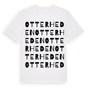 Otterheden ordlek t-shirt – ekologisk bomull t-shirt från PinShirt