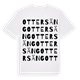Ottersäng ordlek t-shirt